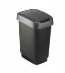 Rotho forgó szemeteskosár Twist ezüst 50L (1754508850)