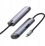 Mcdodo Adapter Hub Usb-c Hdmi 4K 2X Usb-a Sd/tf 6IN1 Macbook Adapter (682100031A)