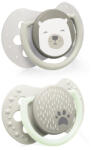 LOVI Suzeta din silicon Lovi Mini - Buddy bear, 0-2 luni, 2 bucati (22/862)