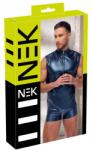 NEK Férfi Ujjatlan Póló L Metálkék Testhezálló