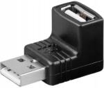 Goobay Usb 2.0 sarokadapter Goobay aljzat-dugó, fekete (68920)