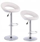 Timeless Tools 2 db bárszék, fehér, állítható magasságú (HOP1000877-2)