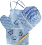 Bigjigs Toys Set de gatit pentru copii Bigjigs - De imbracat, albastru (BJ610) Bucatarie copii