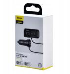 Baseus Autós Adó Bluetooth Töltő MP3 S-16 (fekete) (DFG6565)