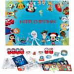  Disney Adventi naptár, 24 ablakos, Lilo és Stitch Cars, gyerekeknek (DIDY8025)