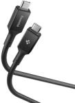 Spigen Cablu pentru incarcare si transfer de date Spigen Essential, 2x USB-C, 100W, 5Gbps, 1m, Negru (ACA09459)