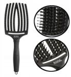 Olivia Garden Finger Hajkifésülő kefe, Vaddisznó sörték, L