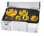 Pro-Fit HM lyukasztó készlet, 7 db, fa/lemez/PVC, vezetőfúrókkal (090835152DSCT)
