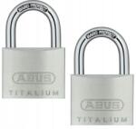 Abus Lakat Abus Járom Titalium 727TI/20 20MM Ezüst 2 Db-os Szett (727TI/20 Twins)