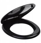 Kerra WC-ülőke Julia Black (lassan leereszkedő) (5907548116239)