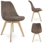 Jumi Konyha/nappali szék, szövet, fa, barna, 49x55x82 cm, Egyéb