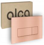 Alca Öblítő gomb Wc Red Gold Mat Alcaplast Delfin Lapos Thin profil (M57-RG-M)