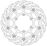 Moto Master MX_MMAST-17103582 Úszó Féktárcsa Supermoto Racing 300mm Wrf 450 / Dr-z 400