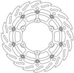 Moto Master MX_MMAST-17103263 Úszó Első Féktárcsa Flame 320mm Husqvarna 701 (vastagság 5mm)