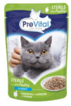 PreVital Steril Macskáknak Baromfival Szószban 100G