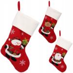 Chomik Mikulás zokni 45 cm Inlea4Fun Piros (SUN0295)