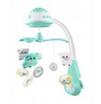 Baby Mix Műanyag körhinta, menta, projektorral (912113)