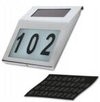 Masterled Napelemes Led fali lámpa Homlokzati megvilágított házszám 6000K érzékelő (numer)