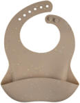 Canpol Силиконов лигавник с джоб Canpol - Dots, Бежов (51/029_bei) - kindermarket
