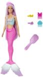 Mattel Barbie Papusa de basm cu par lung - sirena (25HRR00) Papusa Barbie