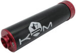 KRM MX_KR155F Kipufogódob Pro Ride 50 - 70 Cm³ Alumínium - Piros, Fekete