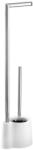 WENKO 22989100 - WC-kefe AVOLA 13x70 cm rozsdamentes acél/fehér/ezüst 22989100 (WE0054)
