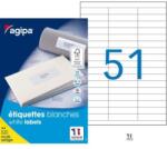 agipa Etichete universale 70x16, 9mm Agipa A4 100 coli