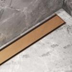 I-Drain Plano - Rozsdamentes acél rács zuhanykádhoz PRO sorozat, PVD felület, 100 cm hosszú, arany színű IPRO1000G (IPRO1000G)