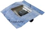 I-Drain Square - Rozsdamentes acél padlóösszefolyó Linear, 150x150 mm ID4MSQ0150 (ID4MSQ0150)