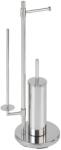 WENKO 22512100 - UNIVERSALO NEO WC-kefe 30x73 cm rozsdamentes acél/ezüstszínű 22512100 (WE0183)