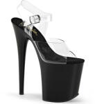 Pleaser USA Pleaser Flamingo-808 Clear/Black 43