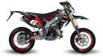 Stage6 MX_S6-058804/RE Grafikai Készlet Honda Hm 50 / - Piros, Fekete