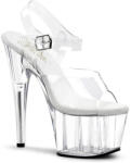 Pleaser USA Pleaser Adore-708 Clr/Clr 36