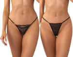 Obsessive Clara 2-pack Thong Black S/M