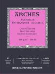 ARCHES Watercolour Hot Pressed Pad Natural White Vázlatfüzet 12 31 x 23 cm 300 g (A1795097)