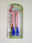 Baby Bruin hosszú nyelű etetőkanál 2 db (pink)