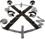 SuperLove Bondage Perfect Over the Bed Cross Restraint Set