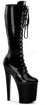 Pleaser USA Pleaser XTREME-2020 - Női csizma Fekete Lakkozott 42