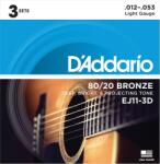 D'Addario EJ11-3D Akusztikus gitárhúrok (EJ11-3D)
