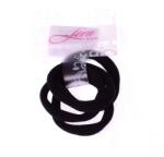 Lora fekete hajgumi 4db 800226