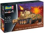 Revell Plastic Model Kit Military 03293 - sWS mit Flak-Aufbau als Sfl. cu Flak 43 de 3, 7 cm (1: 72) (18-03293)