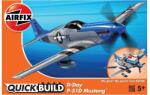 Airfix Avion P-51D Mustang D-Day cu construcție rapidă Airfix (30-J6046)