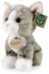 Rappa Pisică de pluș gri 18 cm ECO-FRIENDLY (222595)
