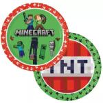 Procos Minecraft: Set de farfurii de hârtie - 23 cm, 8 buc (95441)