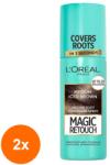 L'Oréal Set 2 x Spray Instant L'Oreal Paris Magic Retouch pentru Camuflarea Radacinilor Crescute, 7 Saten Rece, 75 ml