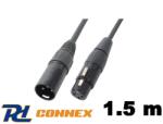 PD CONNEX CX35-1, 5 jelkábel (XLR mama - XLR papa) - (1, 5 m) (176003)