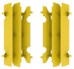 POLISPORT MX_POL-8466100002 Hűtőrácsok Suzuki Rm 125 / 250 - Sárga