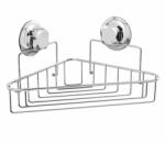 Compactor Bestlock fürdőszobai sarokpolc fúrás nélkül, króm, ezüst