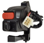 Standard Parts MX_STR-597.06 Bal Oldali Kapcsoló Kábeles Szívatóval Mbk Booster/yamaha Bw's 2004 Előtt