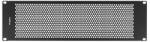 Lanberg AK-1413-B 19" 3U fekete fém hálós/perforált vakpanel (AK-1413-B) - pcx